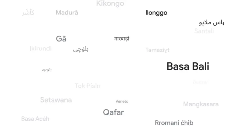 תרגום גוגל לשפות חדשות (מקור גוגל)